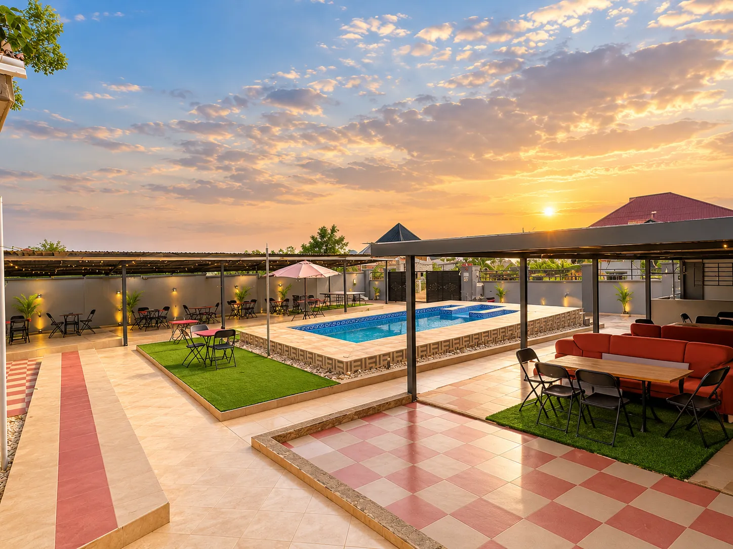 Event center at Tee-Dot Guest House